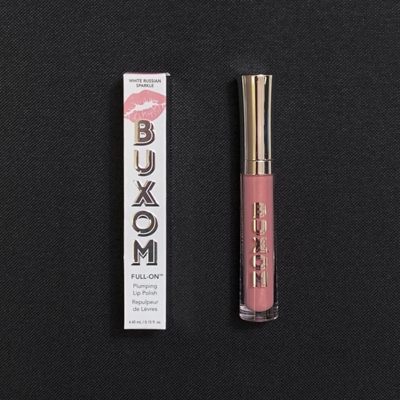 BUXOM White Russian Sparkle Full On Plumping Lip Polish Gloss w/ Peptides - Picture 1 of 3